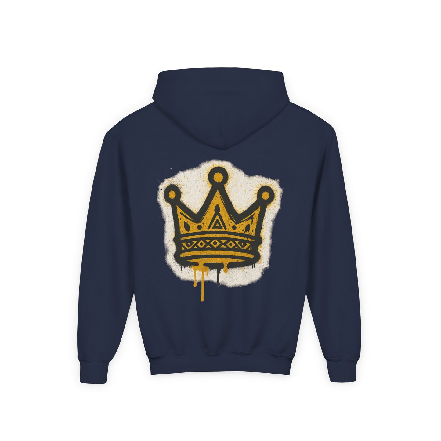 Sudadera Reino Crown Theme Youth Hoodie – Fun Gift for Birthdays, Royalty Vibes, Casual Wear, Everyday Comfort, Cool Streetwear