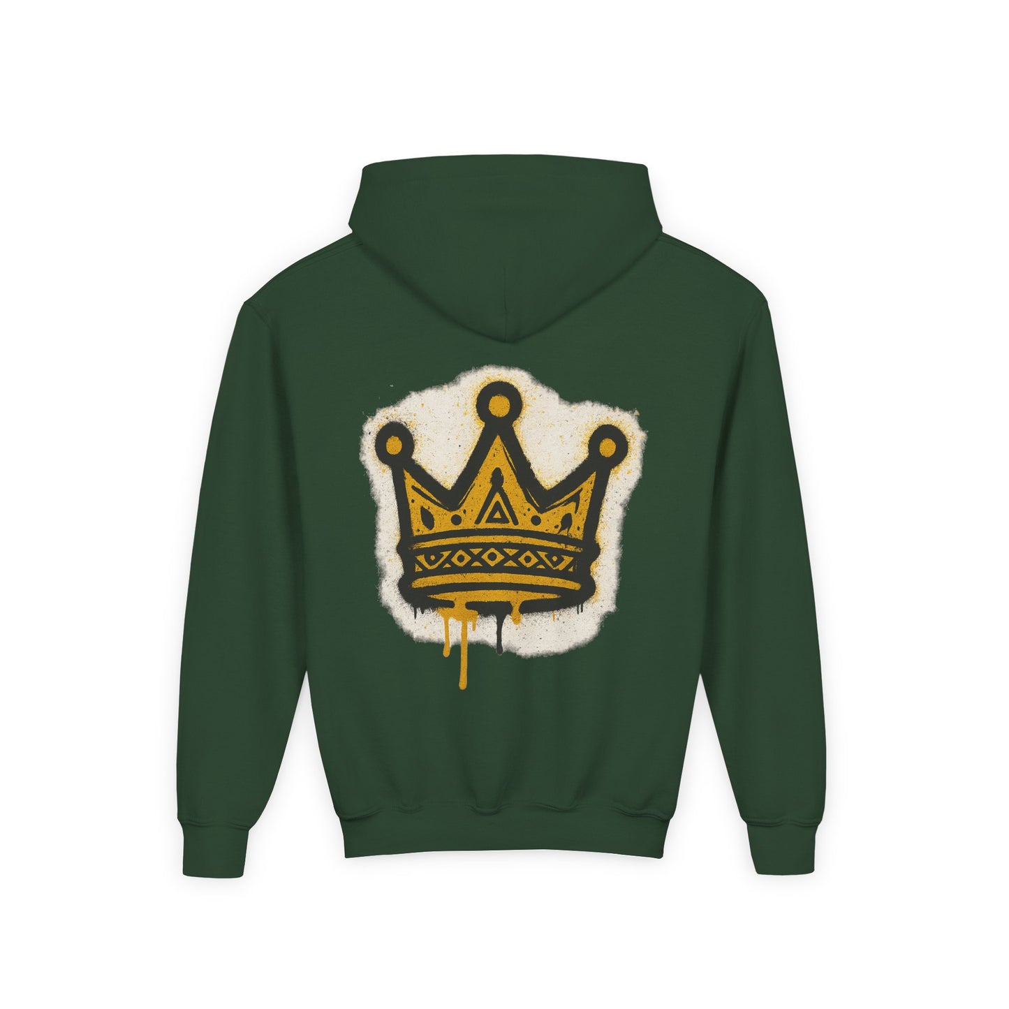 Sudadera Reino Crown Theme Youth Hoodie – Fun Gift for Birthdays, Royalty Vibes, Casual Wear, Everyday Comfort, Cool Streetwear