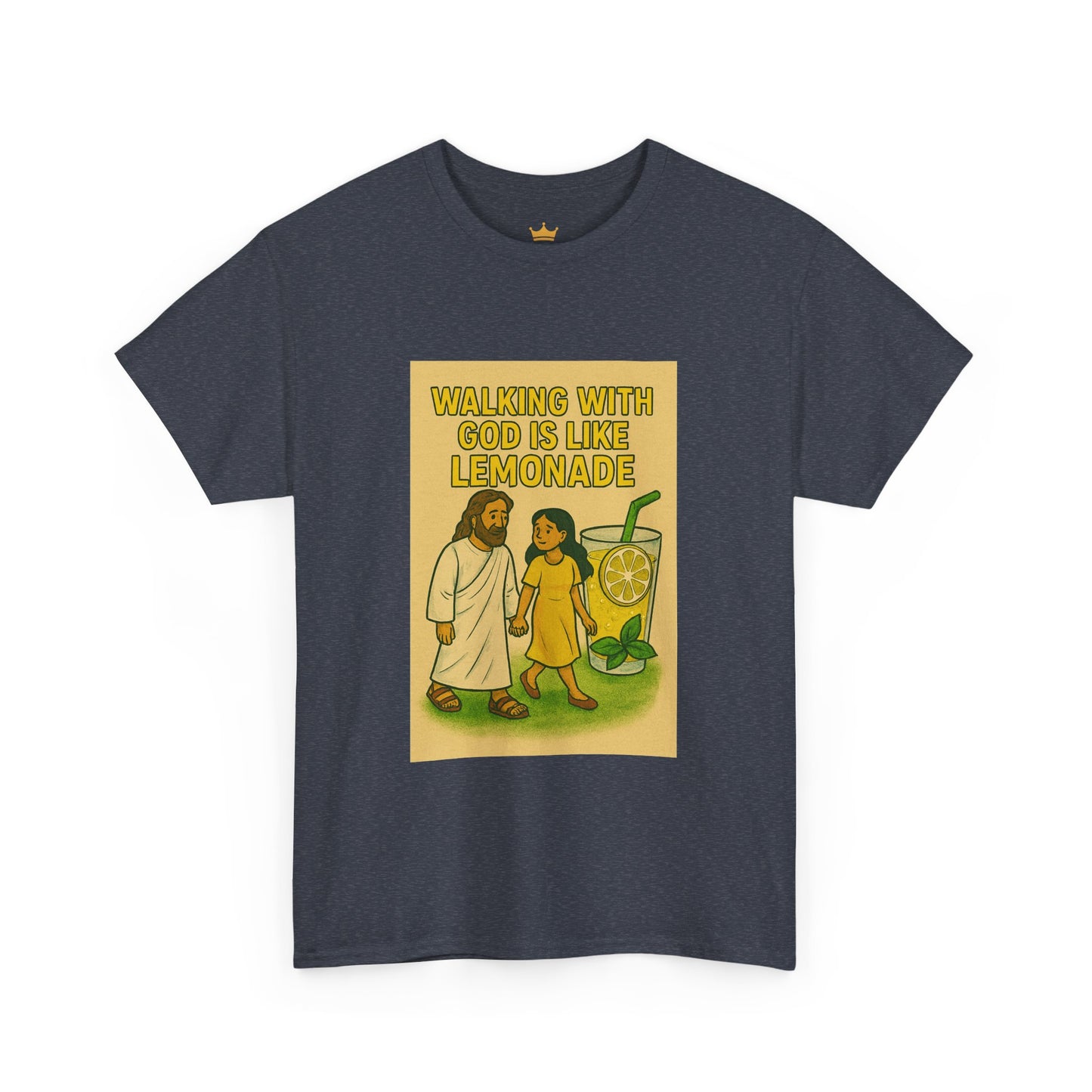 Jesus Lemonade Casual Graphic Tee with Inspirational Design, Comfortable Unisex Heavy Cotton Shirt, Perfect Gift for Friends, Fun Statement Tee, [...]