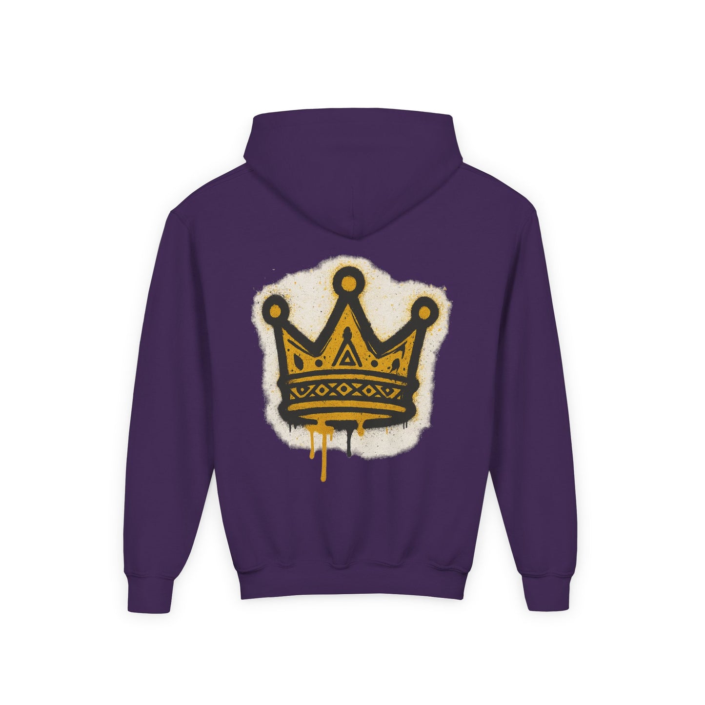 Sudadera Reino Crown Theme Youth Hoodie – Fun Gift for Birthdays, Royalty Vibes, Casual Wear, Everyday Comfort, Cool Streetwear
