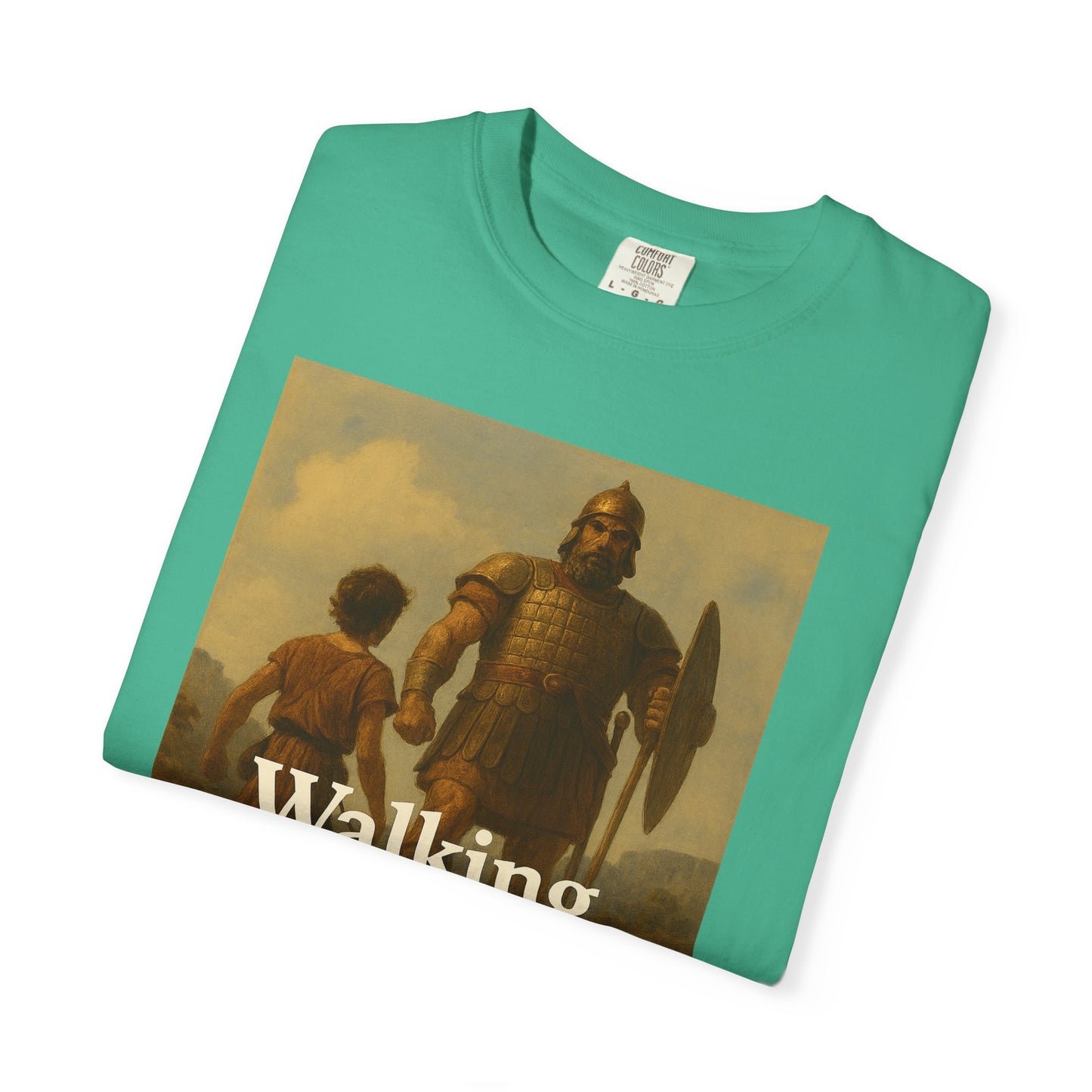 Giant Inspirational Unisex T-Shirt: Walking Towards Giants, Motivational Apparel, Gift for Him/Her, Faith-Based Clothing, Casual Wear, Bible [...]