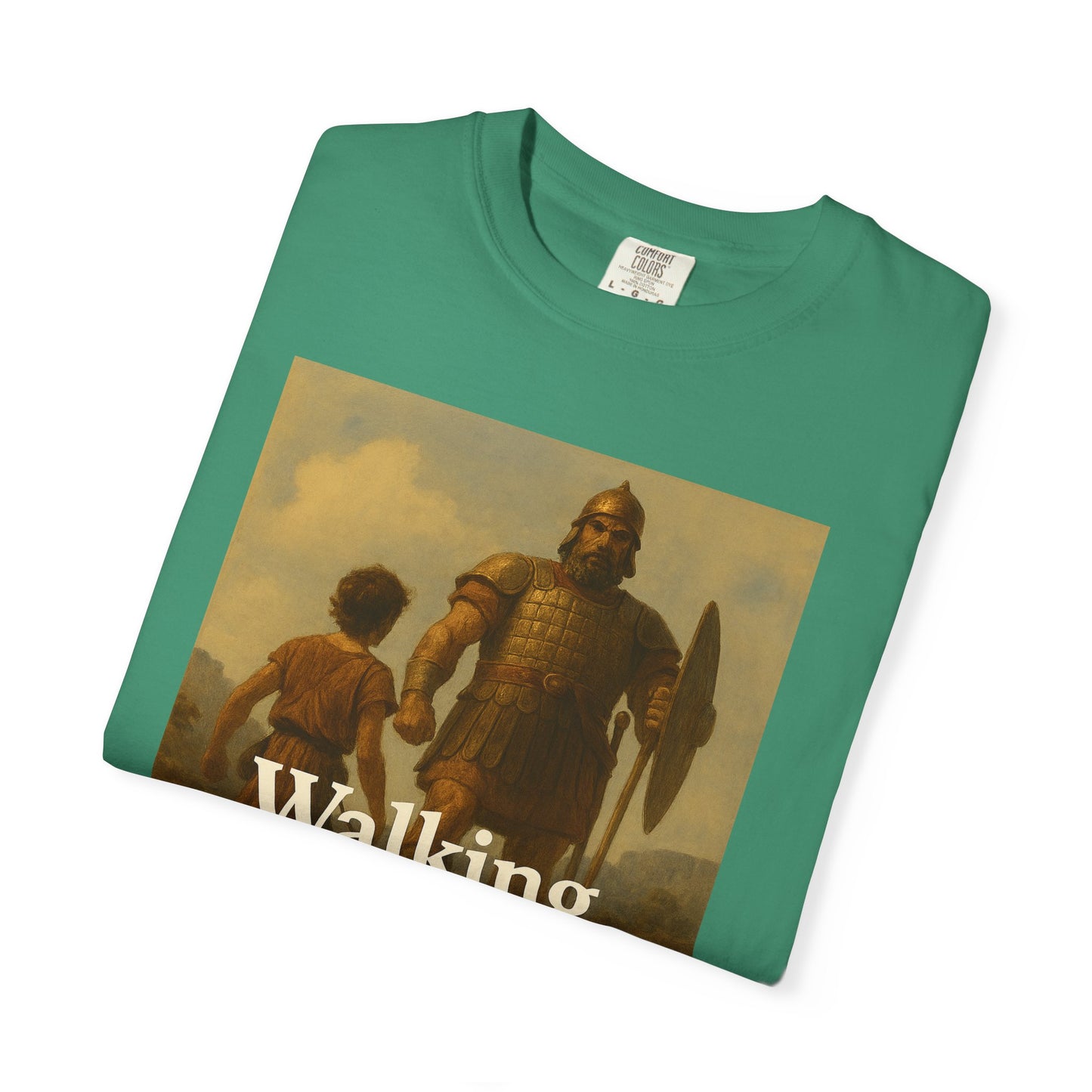 Giant Inspirational Unisex T-Shirt: Walking Towards Giants, Motivational Apparel, Gift for Him/Her, Faith-Based Clothing, Casual Wear, Bible [...]