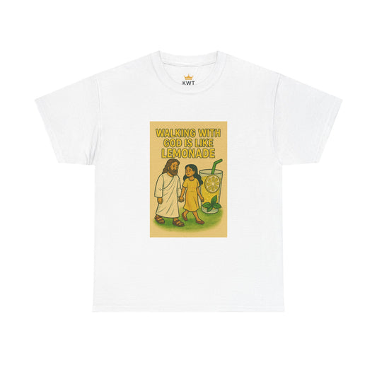 Jesus Lemonade Casual Graphic Tee with Inspirational Design, Comfortable Unisex Heavy Cotton Shirt, Perfect Gift for Friends, Fun Statement Tee, [...]