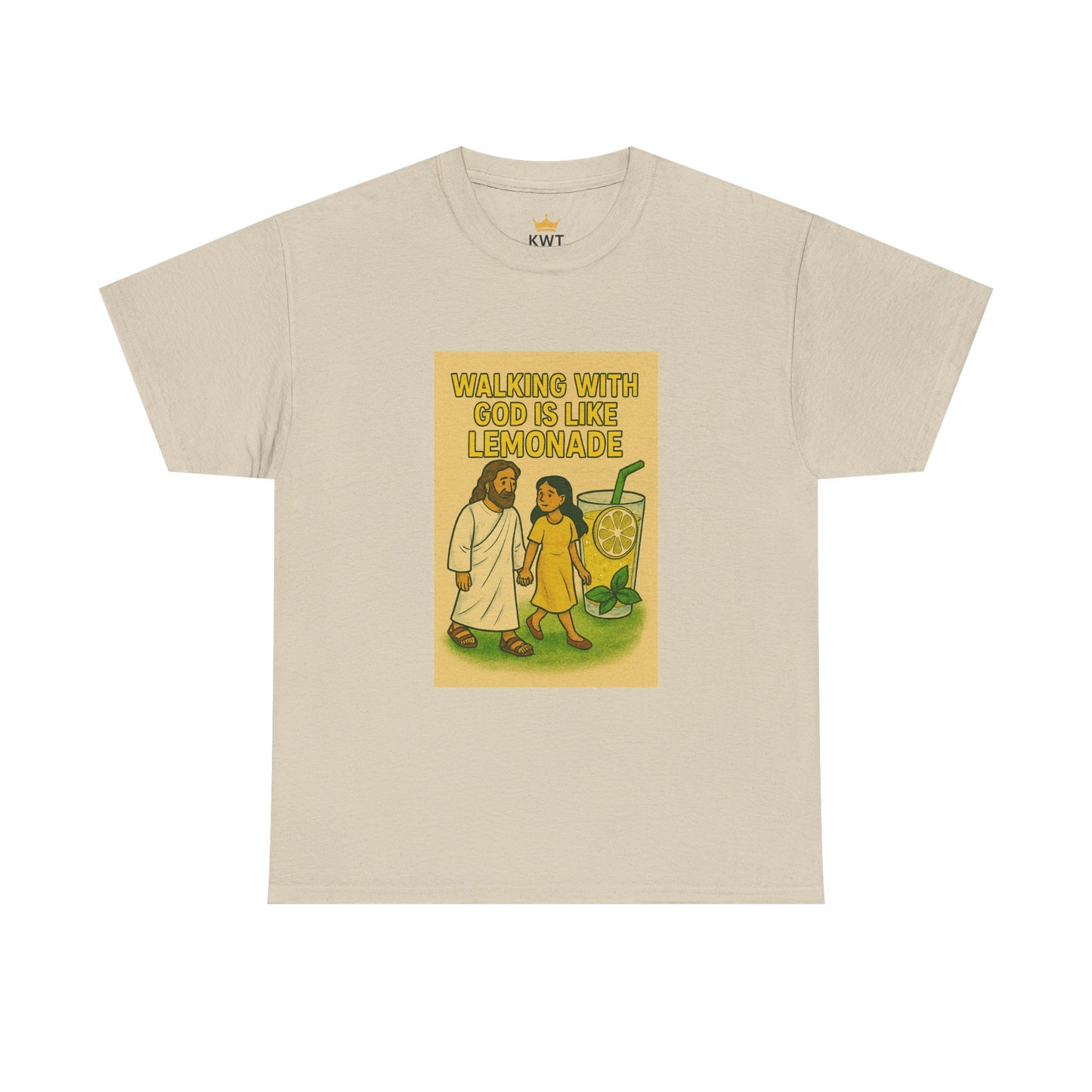 Jesus Lemonade Casual Graphic Tee with Inspirational Design, Comfortable Unisex Heavy Cotton Shirt, Perfect Gift for Friends, Fun Statement Tee, [...]