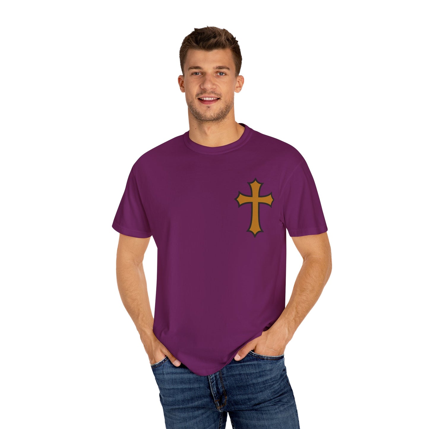 Cross and Crown Unisex, Christian Apparel, Gift for Believers, Casual Faith-Based Fashion
