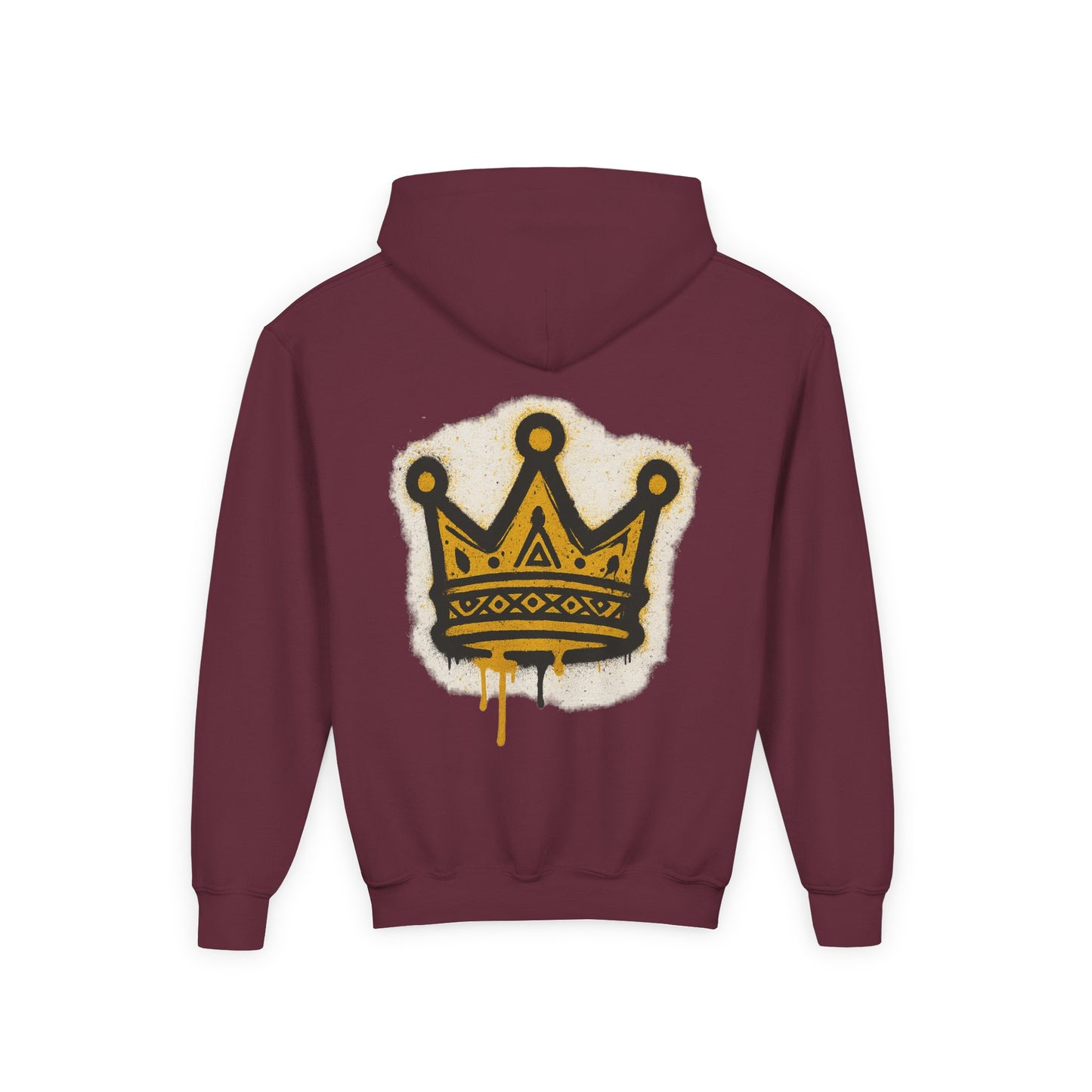 Sudadera Reino Crown Theme Youth Hoodie – Fun Gift for Birthdays, Royalty Vibes, Casual Wear, Everyday Comfort, Cool Streetwear