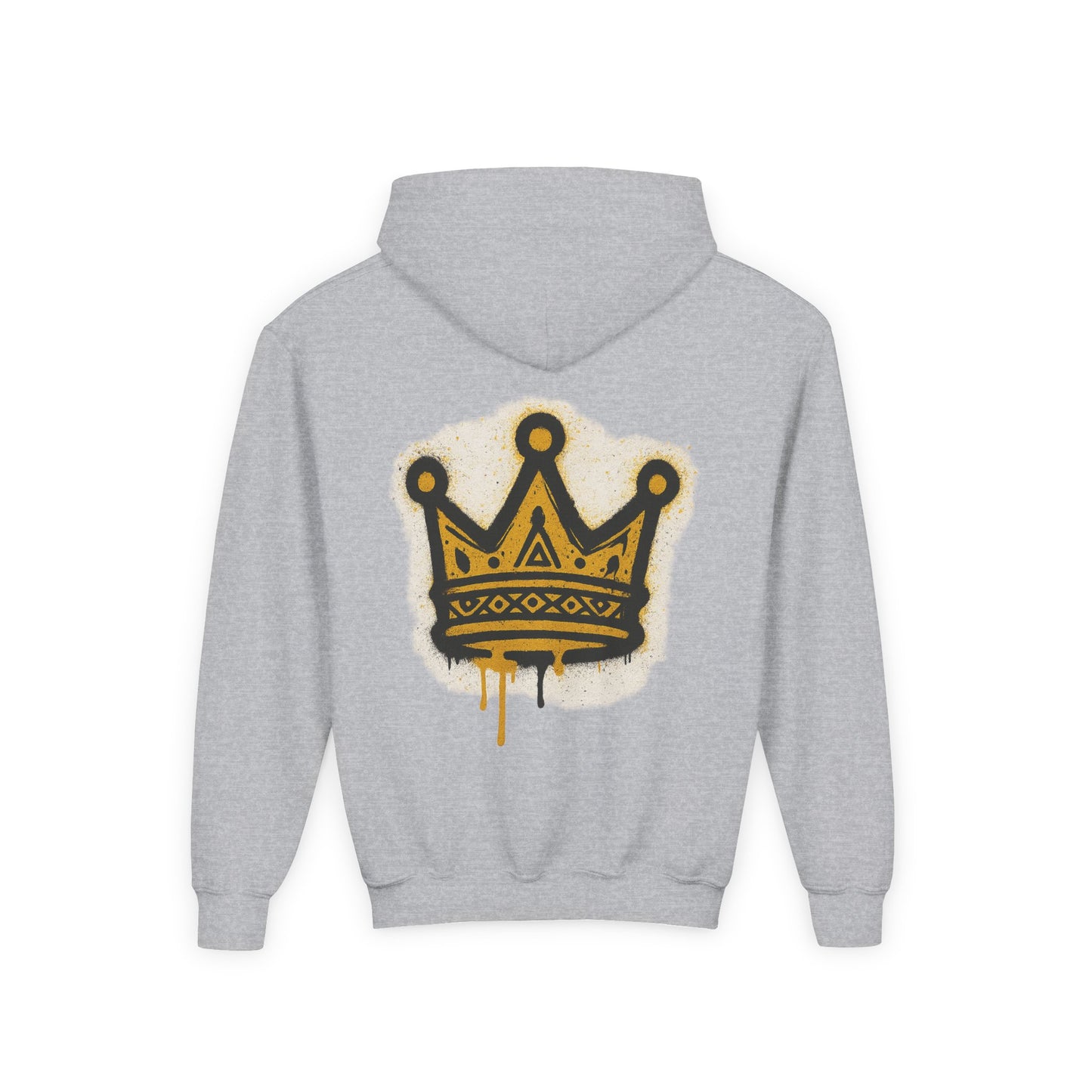 Sudadera Reino Crown Theme Youth Hoodie – Fun Gift for Birthdays, Royalty Vibes, Casual Wear, Everyday Comfort, Cool Streetwear