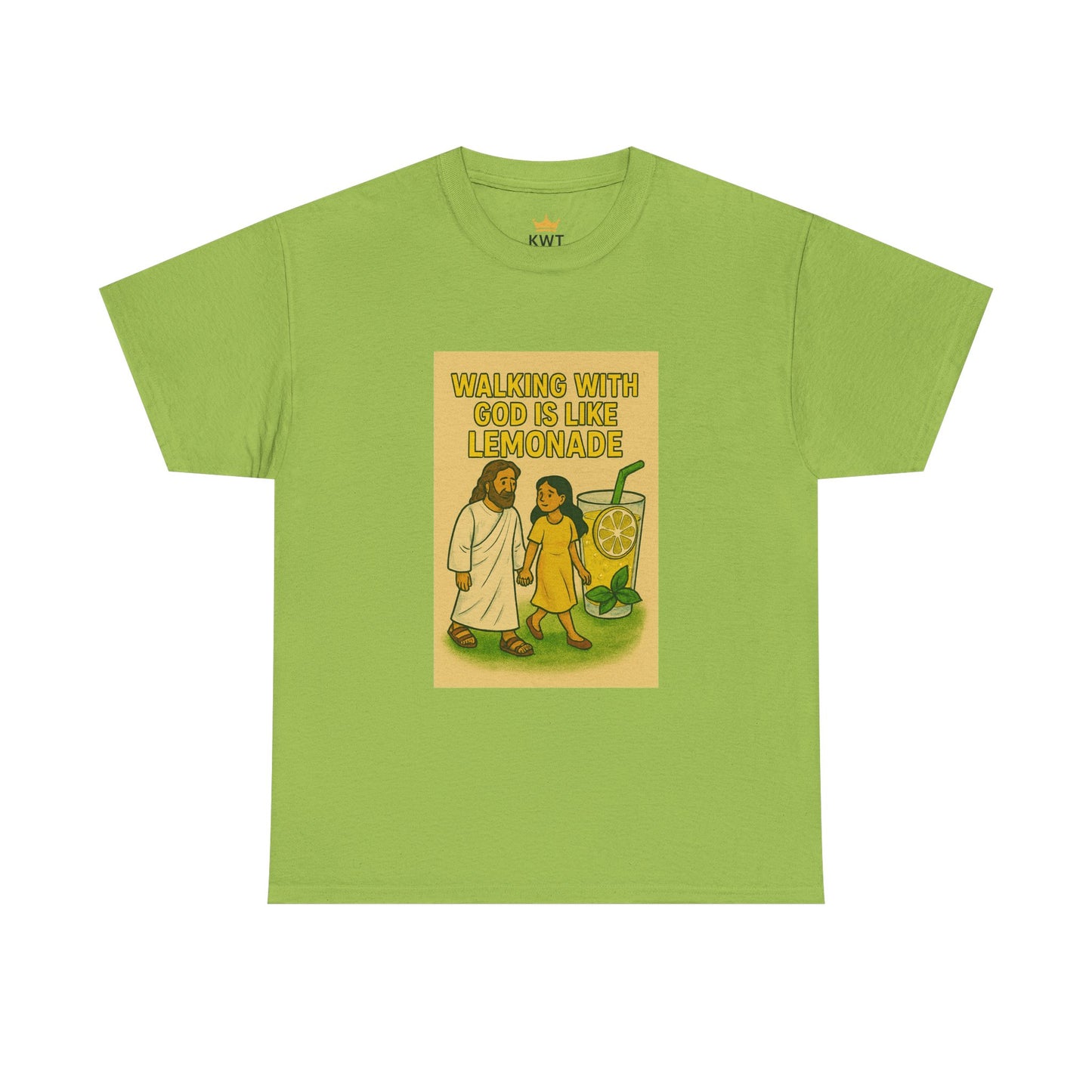 Jesus Lemonade Casual Graphic Tee with Inspirational Design, Comfortable Unisex Heavy Cotton Shirt, Perfect Gift for Friends, Fun Statement Tee, [...]