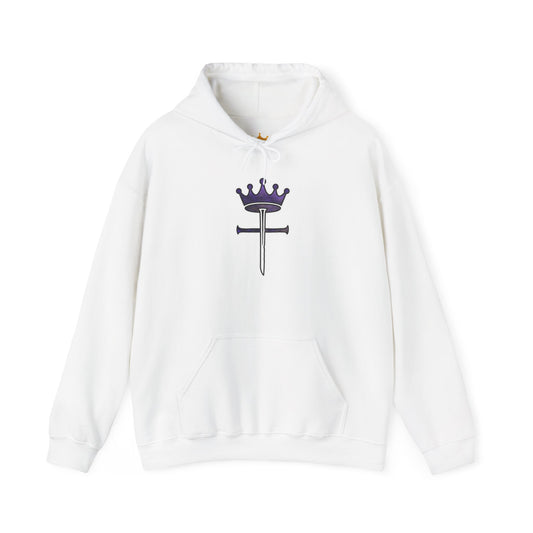 Cross & Crown Hoodie — "The Cross Was the Path. The Crown Is the Promise." Christian Faith Hoodie