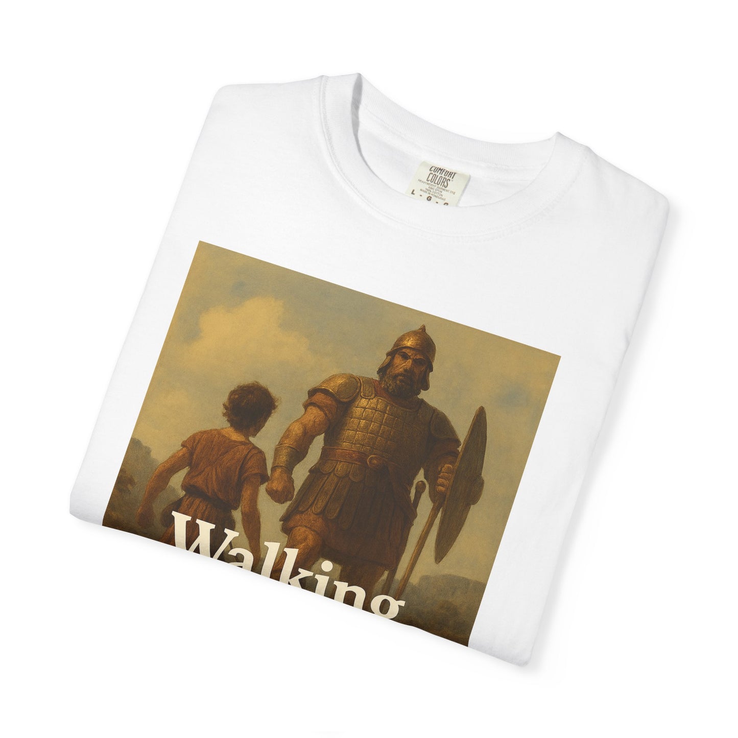 Giant Inspirational Unisex T-Shirt: Walking Towards Giants, Motivational Apparel, Gift for Him/Her, Faith-Based Clothing, Casual Wear, Bible [...]