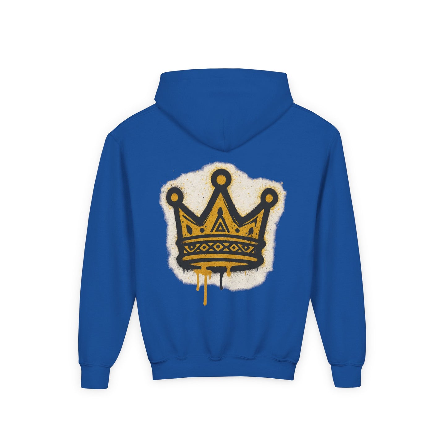 Sudadera Reino Crown Theme Youth Hoodie – Fun Gift for Birthdays, Royalty Vibes, Casual Wear, Everyday Comfort, Cool Streetwear