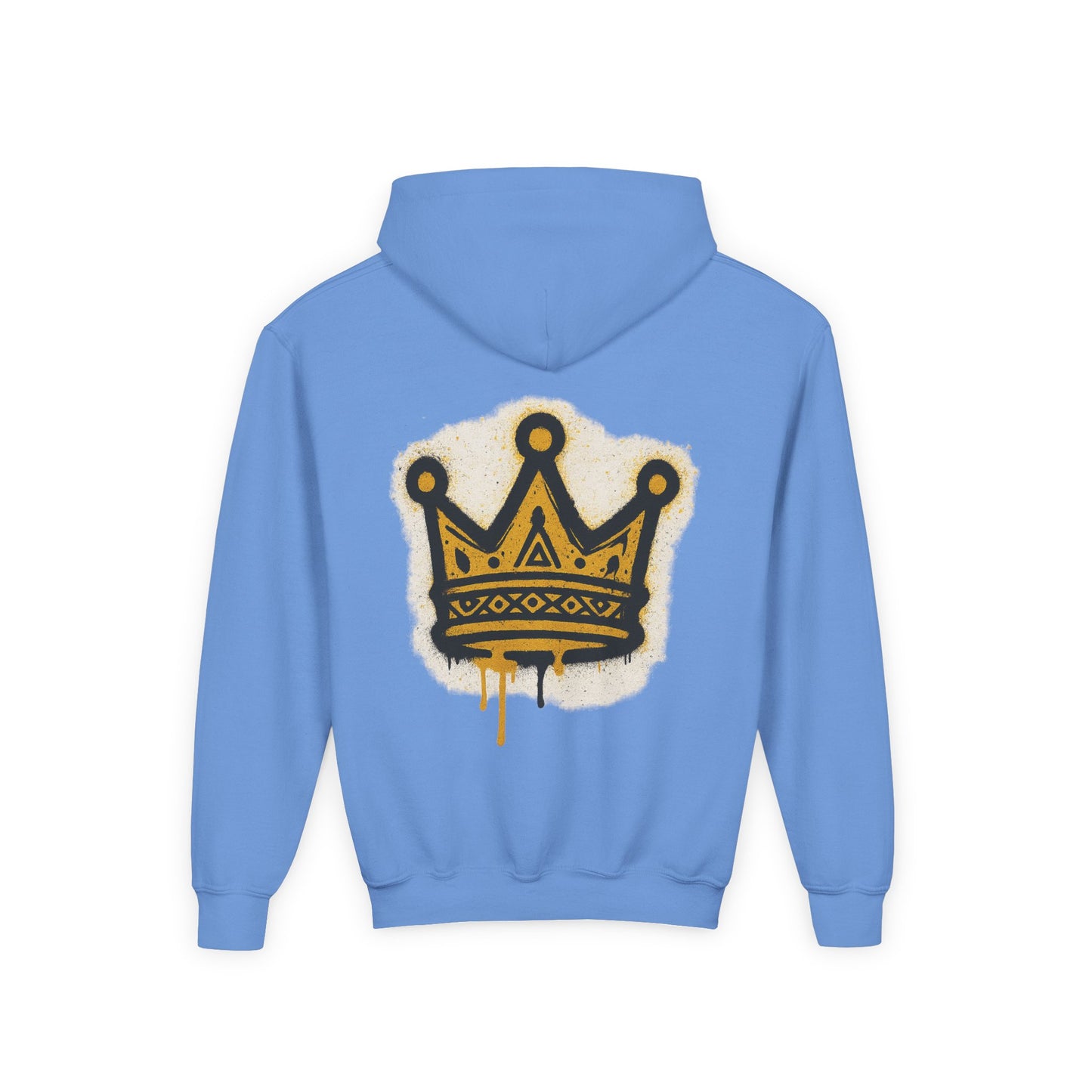 Sudadera Reino Crown Theme Youth Hoodie – Fun Gift for Birthdays, Royalty Vibes, Casual Wear, Everyday Comfort, Cool Streetwear