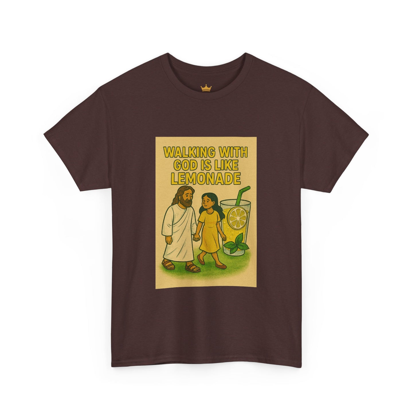 Jesus Lemonade Casual Graphic Tee with Inspirational Design, Comfortable Unisex Heavy Cotton Shirt, Perfect Gift for Friends, Fun Statement Tee, [...]