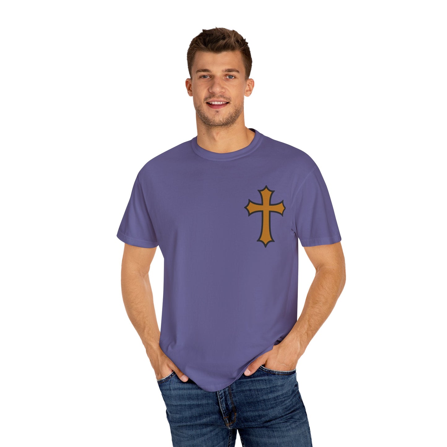 Cross and Crown Unisex, Christian Apparel, Gift for Believers, Casual Faith-Based Fashion