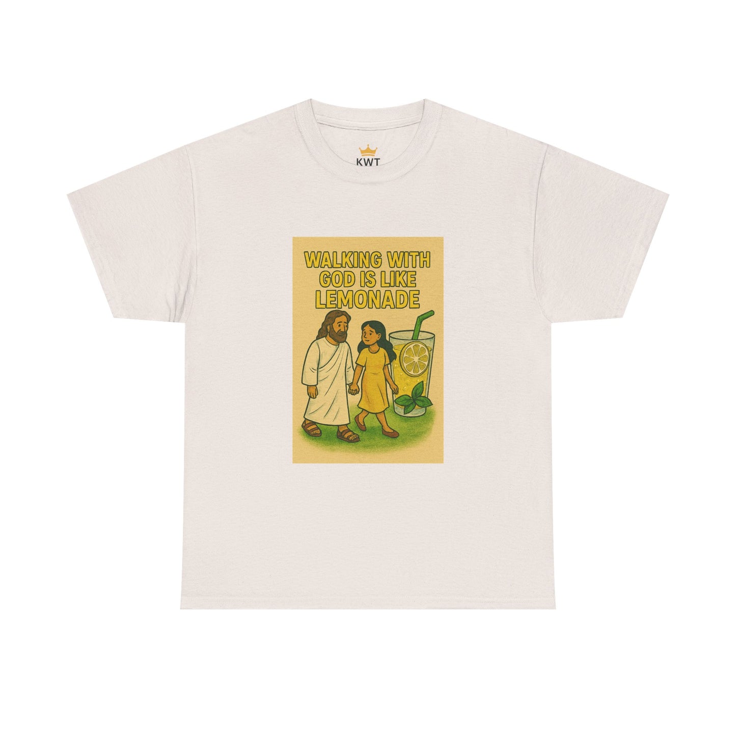Jesus Lemonade Casual Graphic Tee with Inspirational Design, Comfortable Unisex Heavy Cotton Shirt, Perfect Gift for Friends, Fun Statement Tee, [...]
