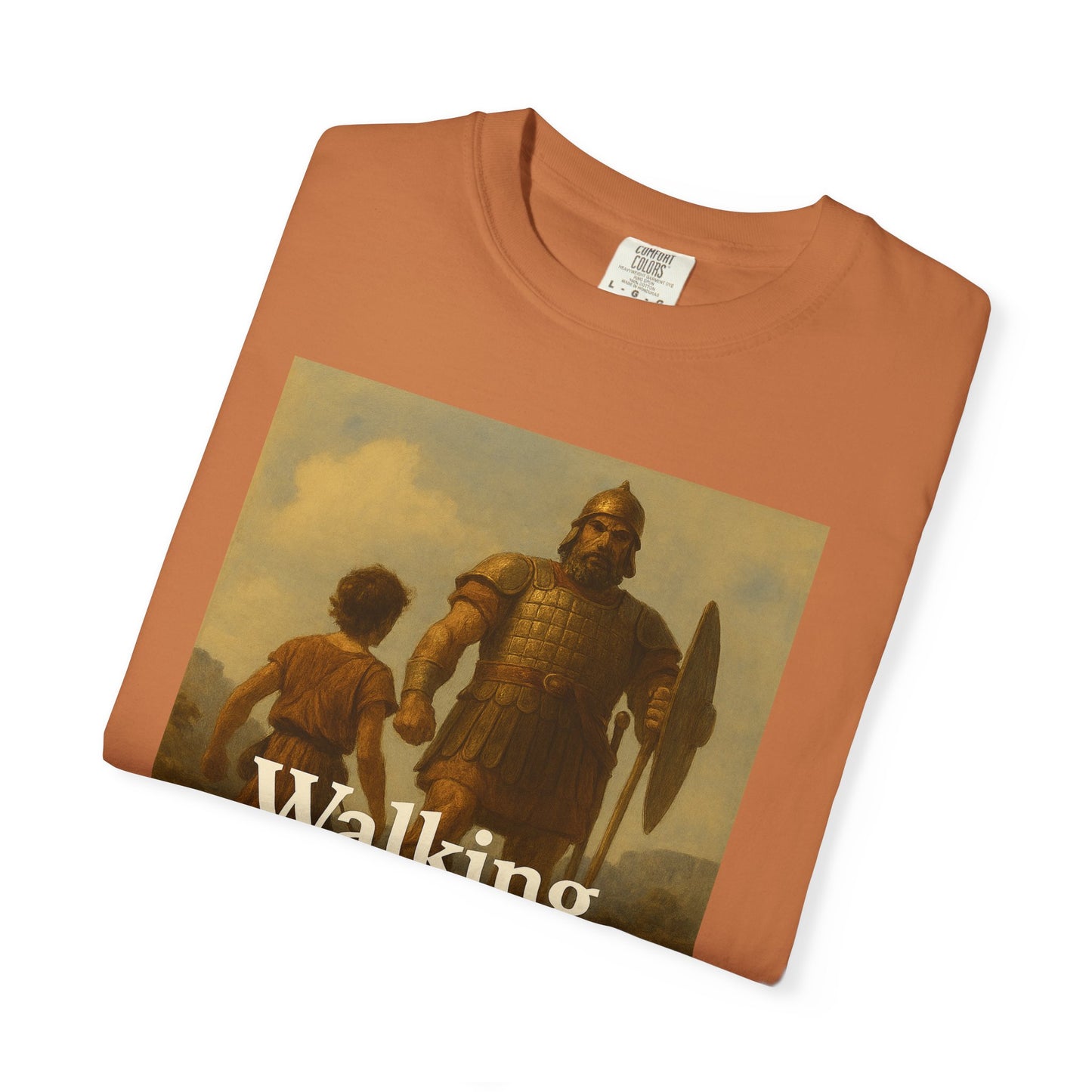 Giant Inspirational Unisex T-Shirt: Walking Towards Giants, Motivational Apparel, Gift for Him/Her, Faith-Based Clothing, Casual Wear, Bible [...]