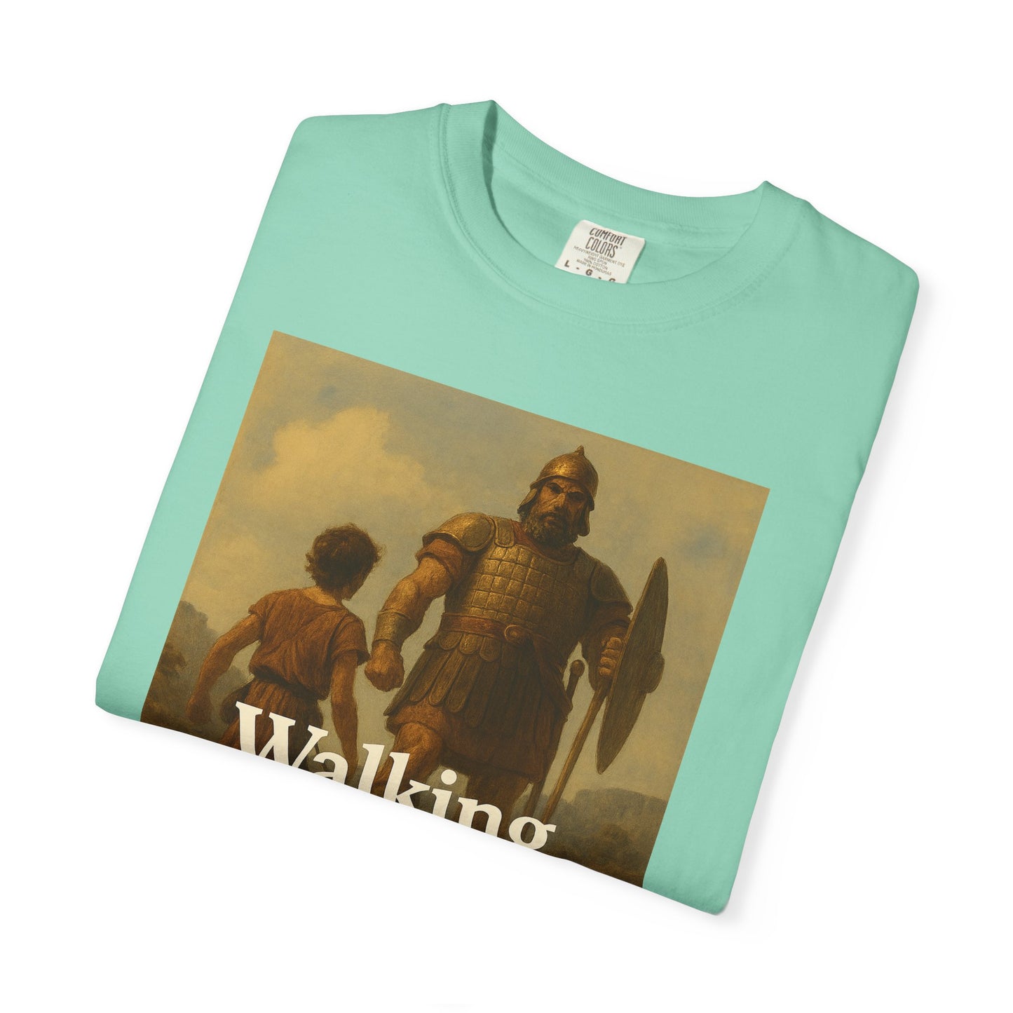 Giant Inspirational Unisex T-Shirt: Walking Towards Giants, Motivational Apparel, Gift for Him/Her, Faith-Based Clothing, Casual Wear, Bible [...]